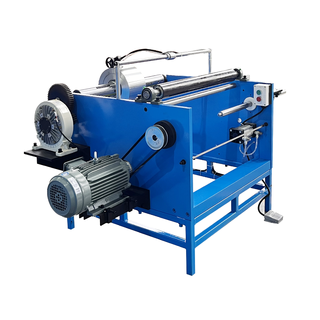 Good Efficiency Manual Foil Roll Rewinding Machine for Household Aluminum Foil Roll Making Machine