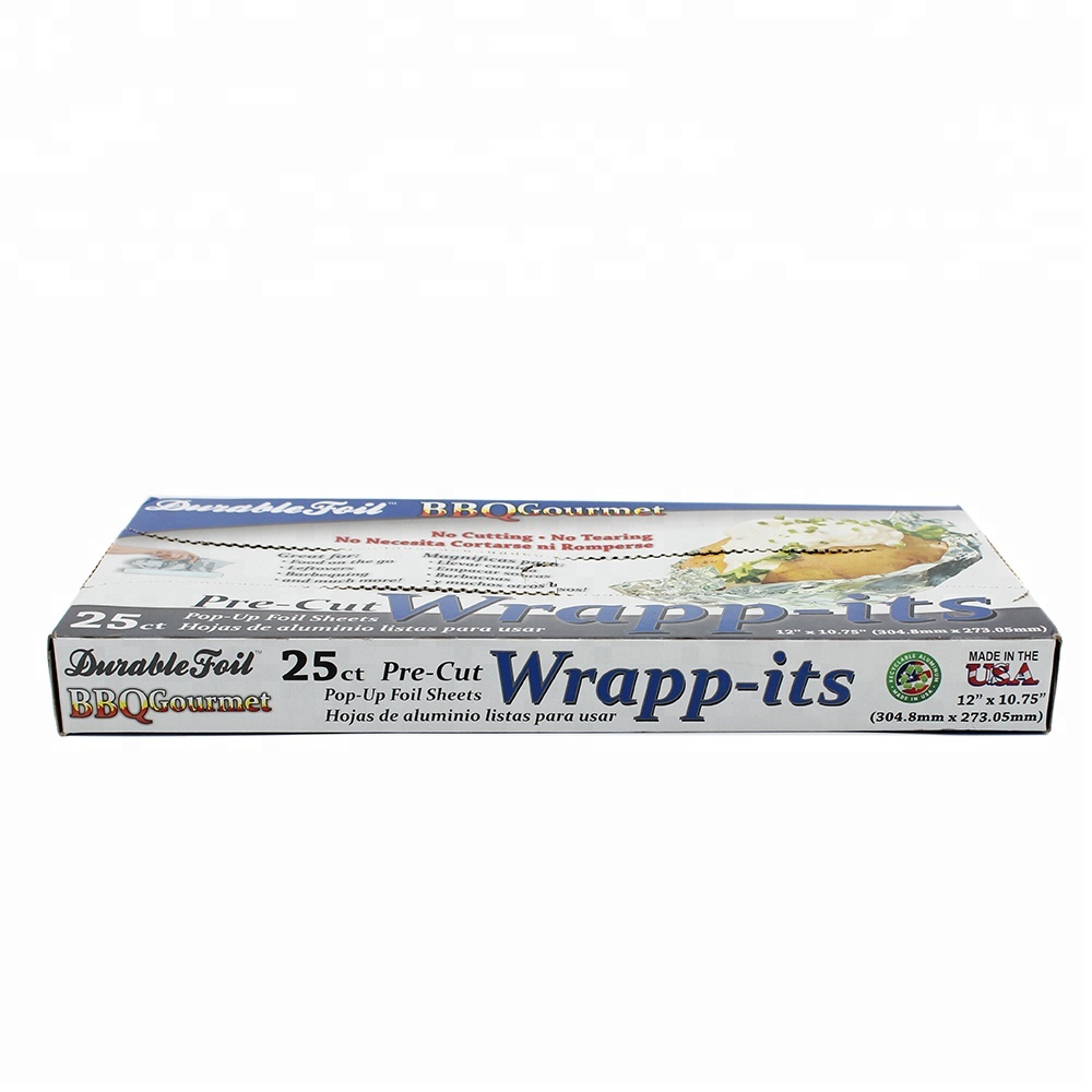 Wholesale Sliver Hair Foil Paper for Hairdressing Salon Pop Up Aluminum Foil Sheet