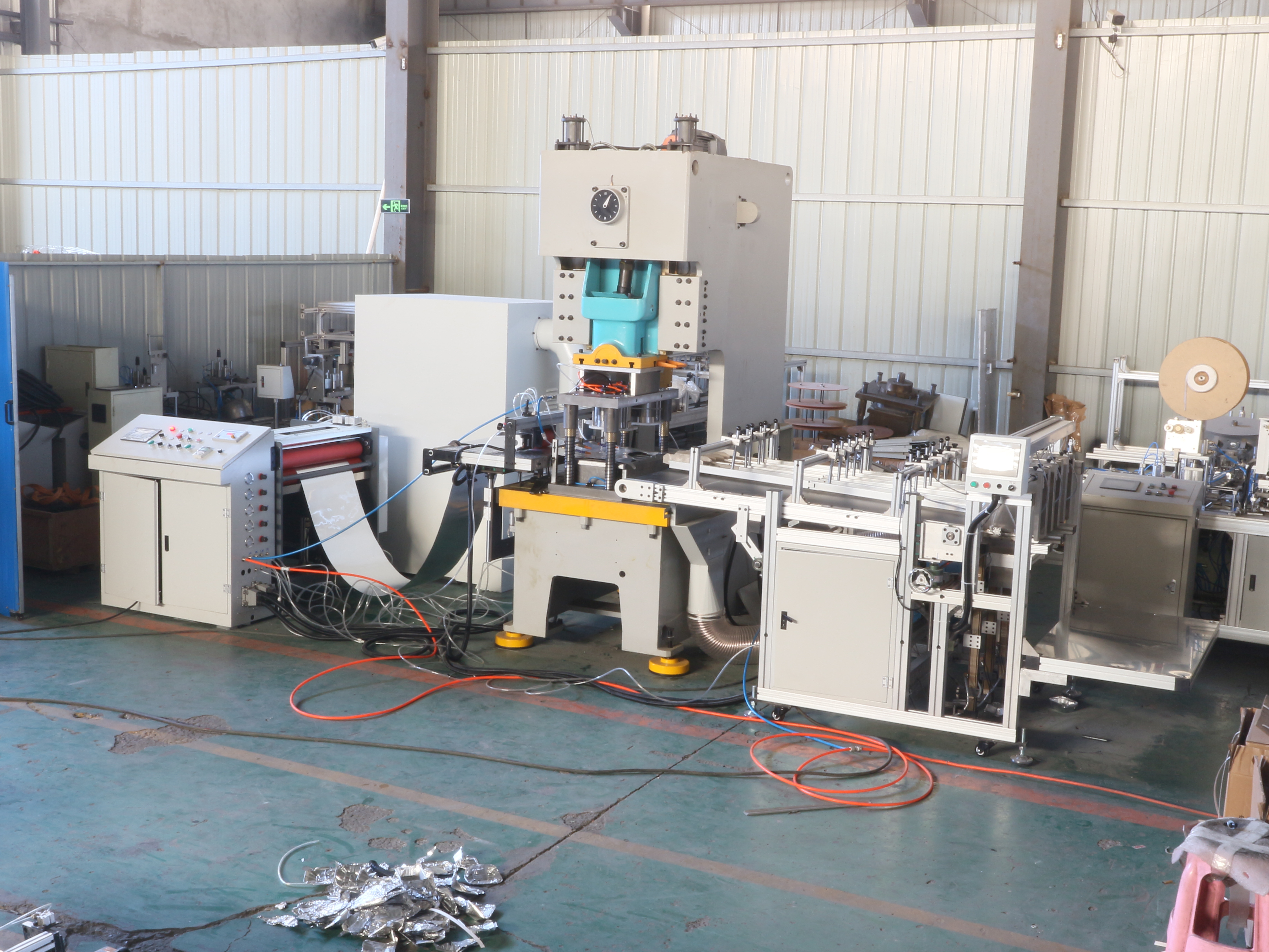 Automatic Aluminum Foil Container Making Machine Line AF-45AT