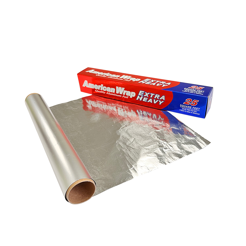 Household Kitchen Use 8011 Aluminum Foil Roll Aluminum Foil Paper for Cooking Food Packaging